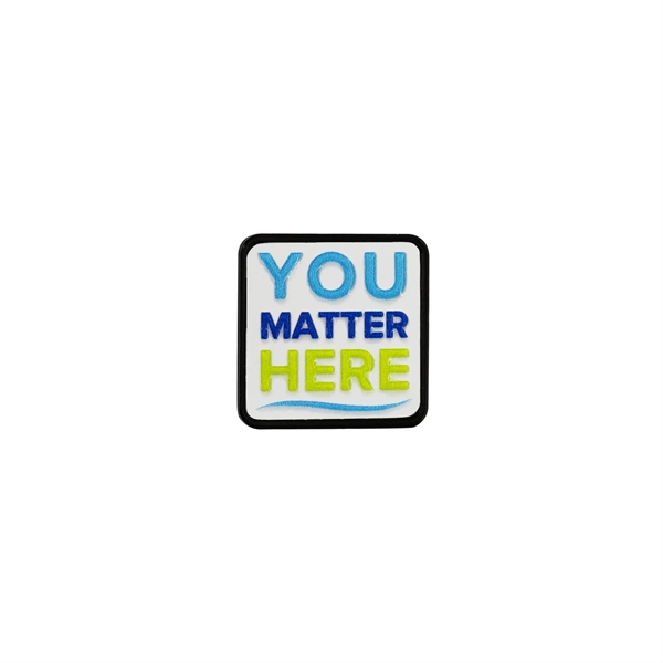 Metal lapel pin with 3D textured print in assorted sizes and... from ASI 52263 EMT