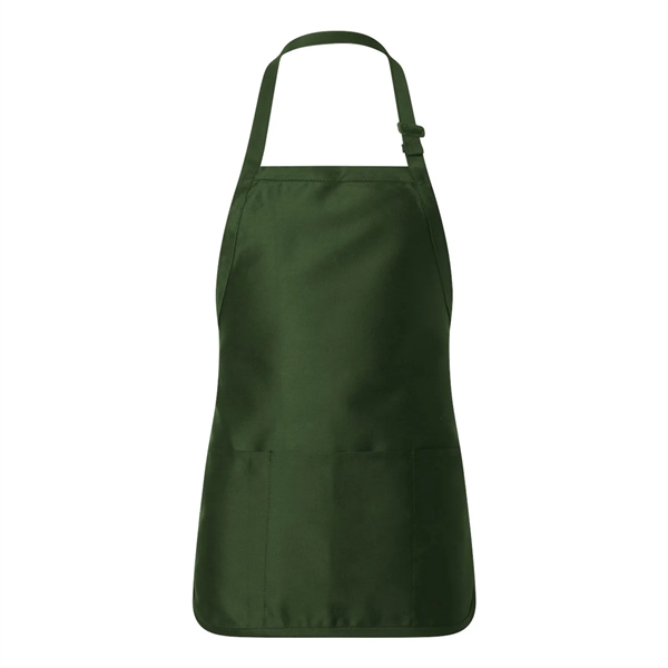 22" x 30" cotton twill waist apron with pouch with three... from ASI 92980 WOV-IN® / Universal Strap/Wov-In Line