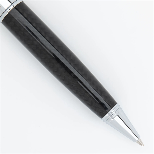 Exquisite chrome carbon fiber ballpoint pen.... from ASI 98760 Yafa Line, Inc. / MonteVerde®
