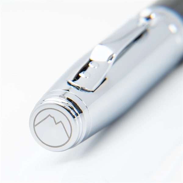 Exquisite chrome carbon fiber ballpoint pen.... from ASI 98760 Yafa Line, Inc. / MonteVerde®