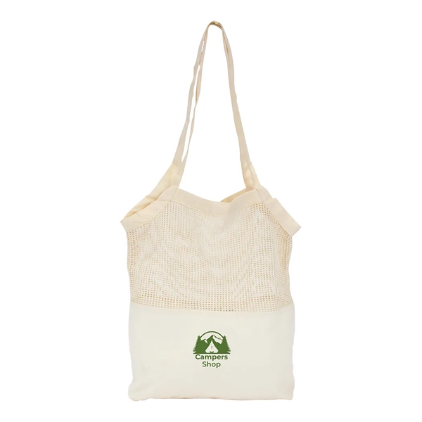Cotton Mesh Tote Bag... from ASI 31517 Admart Products / Admart Line