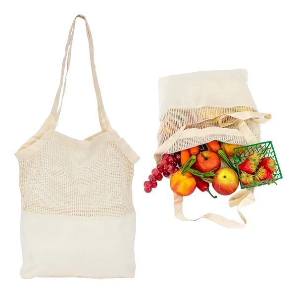 Cotton Mesh Tote Bag... from ASI 31517 Admart Products / Admart Line