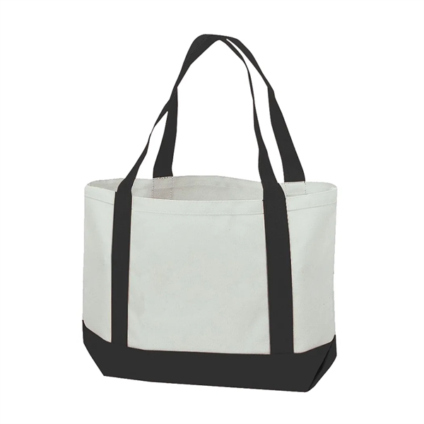 Canvas shopping tote bag with gusset and 22 inches handles.... from ASI 31517 Admart Products / Admart Line
