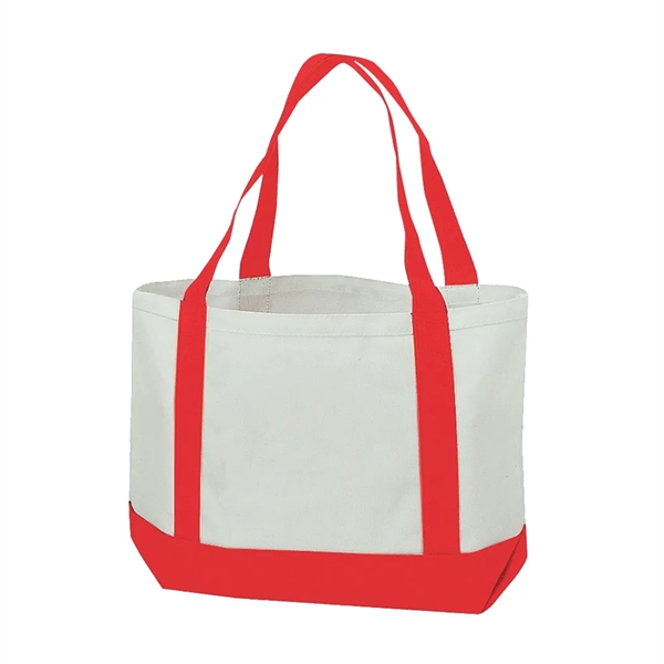 Canvas shopping tote bag with gusset and 22 inches handles.... from ASI 31517 Admart Products / Admart Line