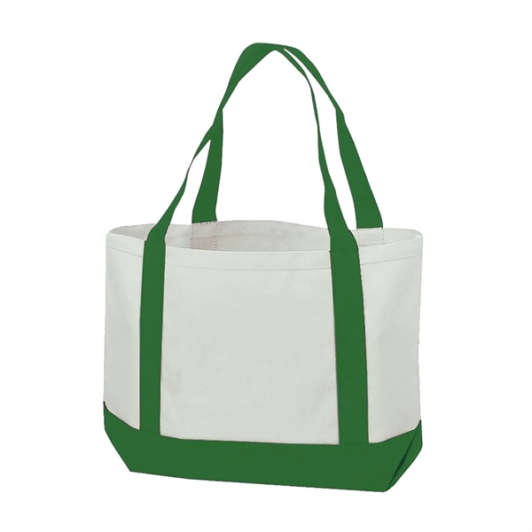 Canvas shopping tote bag with gusset and 22 inches handles.... from ASI 31517 Admart Products / Admart Line