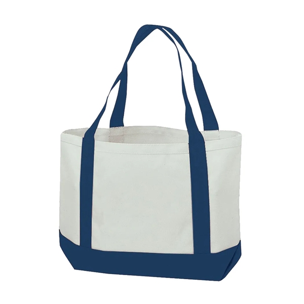 Canvas shopping tote bag with gusset and 22 inches handles.... from ASI 31517 Admart Products / Admart Line