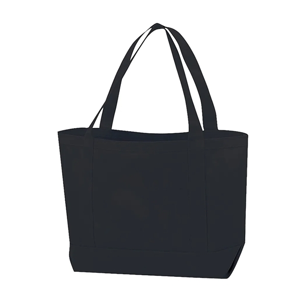 Canvas shopping tote bag with gusset and 22 inches handles.... from ASI 31517 Admart Products / Admart Line
