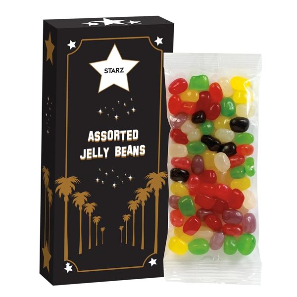 Movie theatre box filled with assorted jelly beans... from ASI 71685 Midnite Snax®