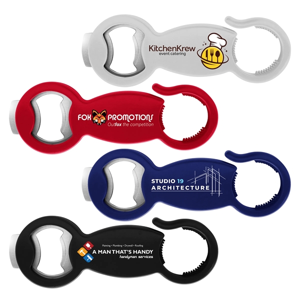 3 in 1 bottle opener for plastic & glass bottles along... from ASI 49470 DEVARA