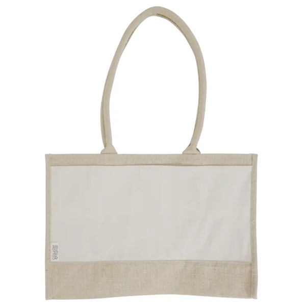 Eco-chic Recycled Cotton Tote: Perfect for groceries, 100% recycled, customizable, and... from ASI 67557 LimeLight Ent / Limelight USA