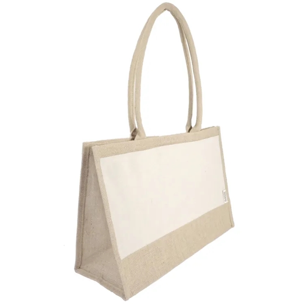 Eco-chic Recycled Cotton Tote: Perfect for groceries, 100% recycled, customizable, and... from ASI 67557 LimeLight Ent / Limelight USA