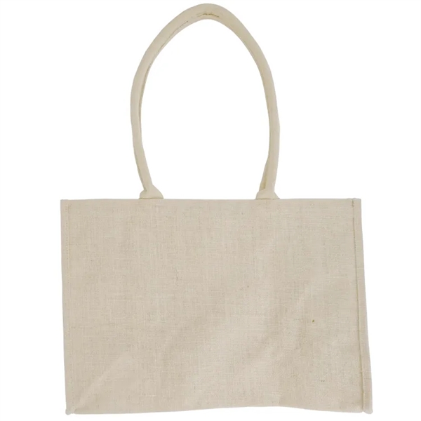 Eco-chic Recycled Cotton Tote: Perfect for groceries, 100% recycled, customizable, and... from ASI 67557 LimeLight Ent / Limelight USA