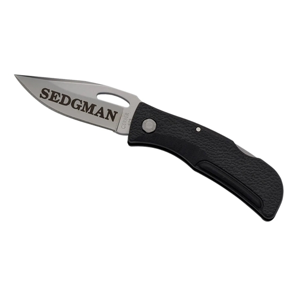 Pocket knife with 3 1/8" rugged polycarbonate handle, 2 3/8" blade... from ASI 46170 Compass Industries Inc