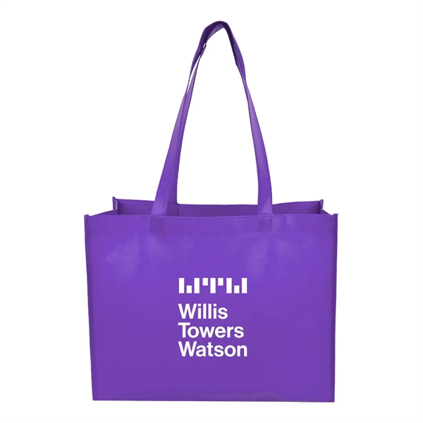 Medium Laminated Matte Shopping Tote Bag... from ASI 31517 Admart Products / Admart Line