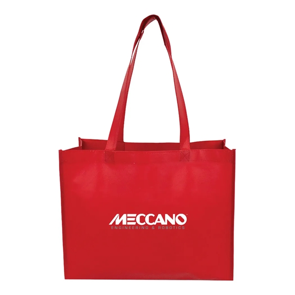 Medium Laminated Matte Shopping Tote Bag... from ASI 31517 Admart Products / Admart Line