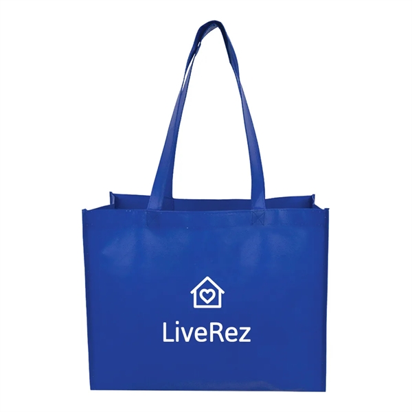 Medium Laminated Matte Shopping Tote Bag... from ASI 31517 Admart Products / Admart Line