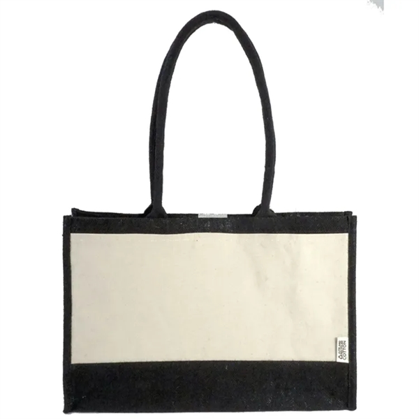 Eco-chic Recycled Cotton Tote: Perfect for groceries, 100% recycled, customizable, and... from ASI 67557 LimeLight Ent / Limelight USA