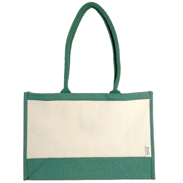 Eco-chic Recycled Cotton Tote: Perfect for groceries, 100% recycled, customizable, and... from ASI 67557 LimeLight Ent / Limelight USA