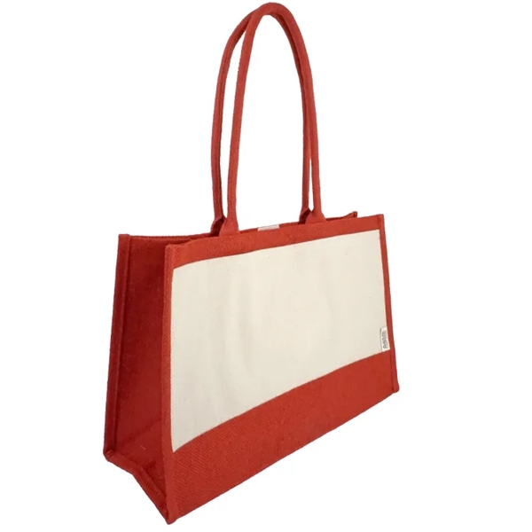 Eco-chic Recycled Cotton Tote: Perfect for groceries, 100% recycled, customizable, and... from ASI 67557 LimeLight Ent / Limelight USA