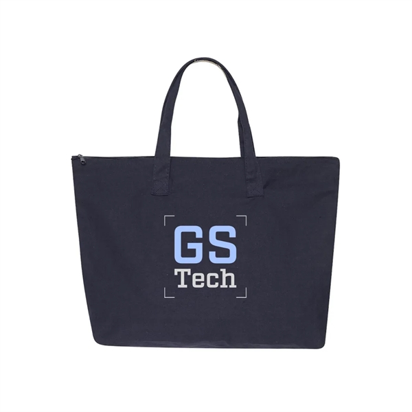 22" Zippered Cotton Canvas Tote Bag... from ASI 31517 Admart Products / Admart Line