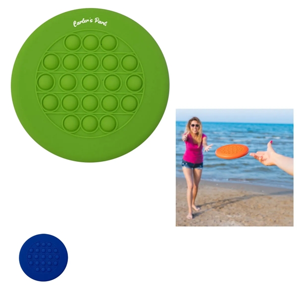 Push Pop Stress Reliever Flying Disc Item #80004 ImprintItems