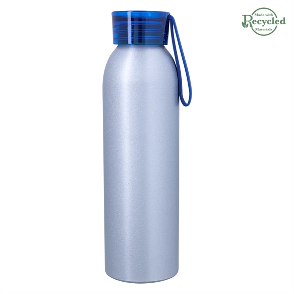 22 ounce  aluminum water bottle with screw-on lid and wrist... from ASI 61125 Hit Promotional Products / Hit®