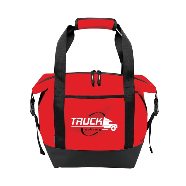 Cooler bag with a large main zippered opening, an external pocket,... from ASI 61125 Hit Promotional Products / Hit®
