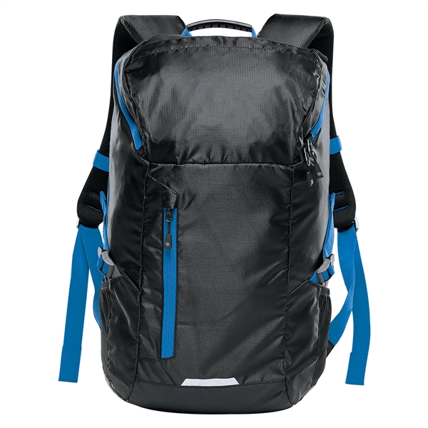 Backpack with a large hood main compartment opening, gear pocket, ventilated... from ASI 61125 Hit Promotional Products / Hit®