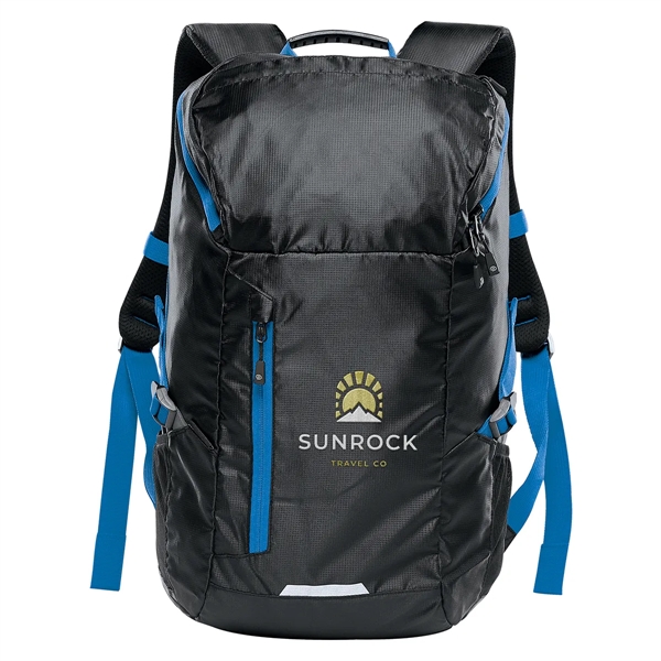 Backpack with a large hood main compartment opening, gear pocket, ventilated... from ASI 61125 Hit Promotional Products / Hit®