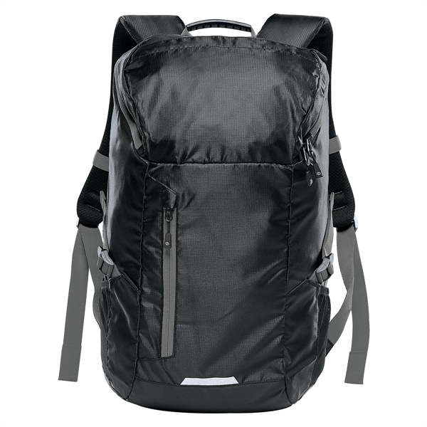Backpack with a large hood main compartment opening, gear pocket, ventilated... from ASI 61125 Hit Promotional Products / Hit®