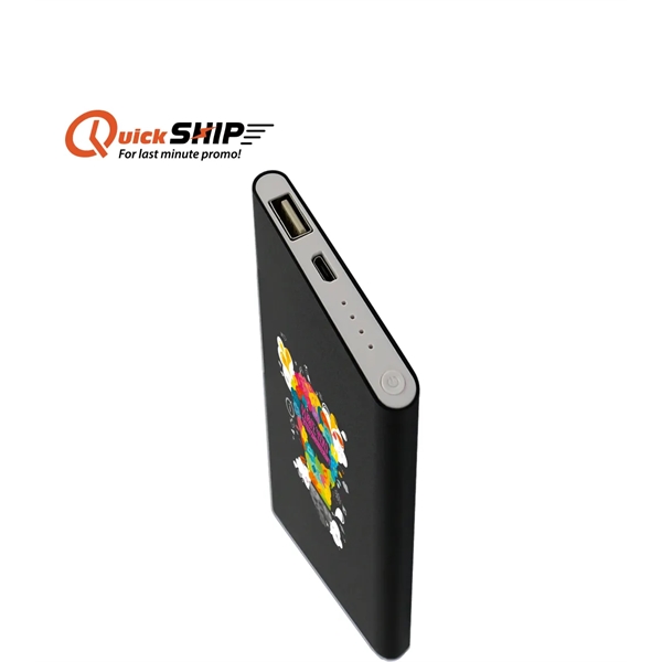 Aluminum slim power bank provides a 4000mAh battery for quick and... from ASI 90154 Sunjoy Group Inc