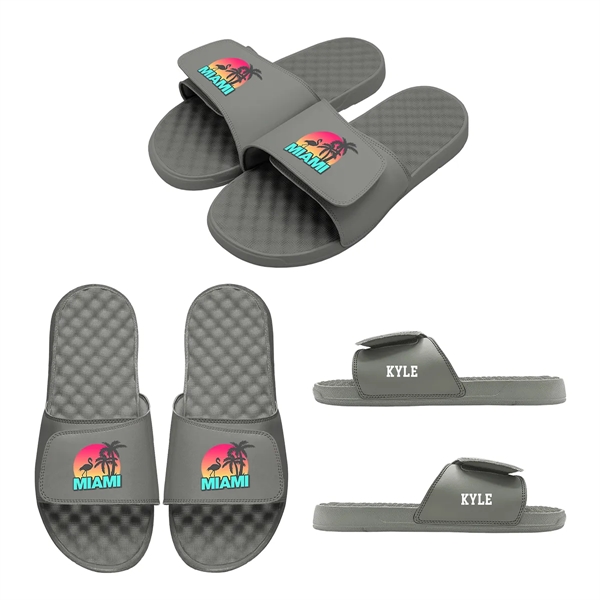 Slides with a slip-on cushion and an RPL molded footbed.... from ASI 61125 Hit Promotional Products