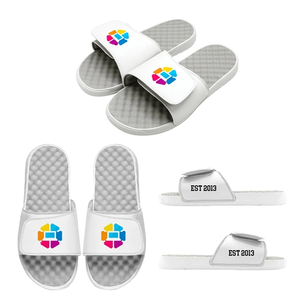 Slides with a slip-on cushion and an RPL molded footbed.... from ASI 61125 Hit Promotional Products