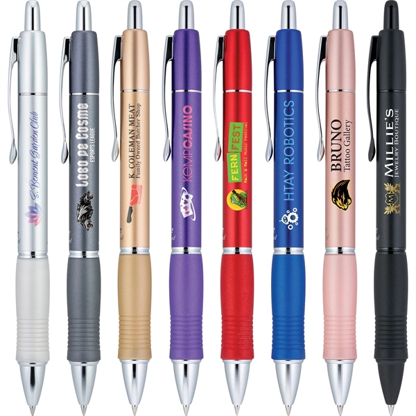 Metal barrel Gel pen available in seven metallic barrel colors... from ASI 78110 Pilot Corporation Of America / PILOT PEN