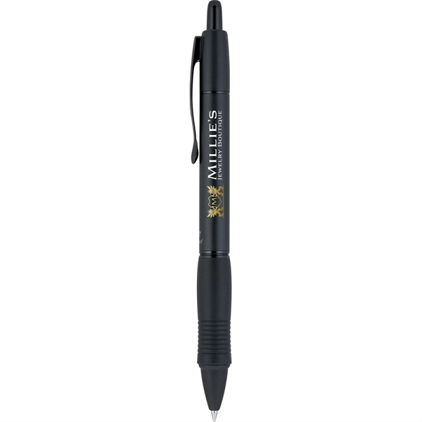 Metal pen with a Matte black barrel.G2 Gel ink.... from ASI 78110 Pilot Corporation Of America / PILOT PEN
