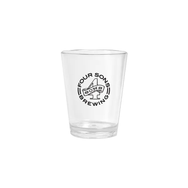 4 oz, shot glass made of crystal clear styrene plastic.... from ASI 98360 WOWLine / WOWLine®