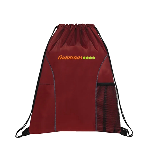 Colorful drawstring backpack.... from ASI 31517 Admart Products / Admart Line
