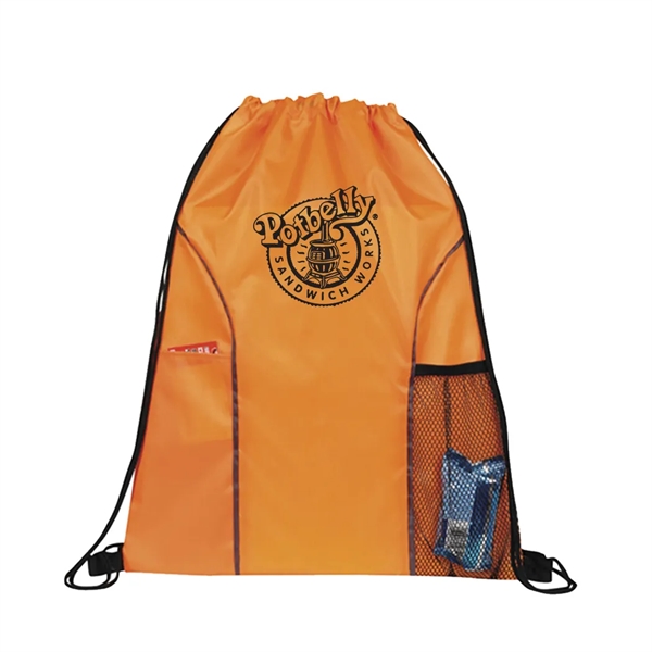 Colorful drawstring backpack.... from ASI 31517 Admart Products / Admart Line