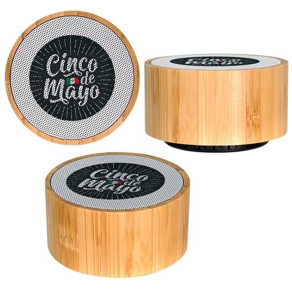 BAMBOO WIRELESS BLUETOOTH SPEAKER... from ASI 30208 A P Specialties / AP Specialties