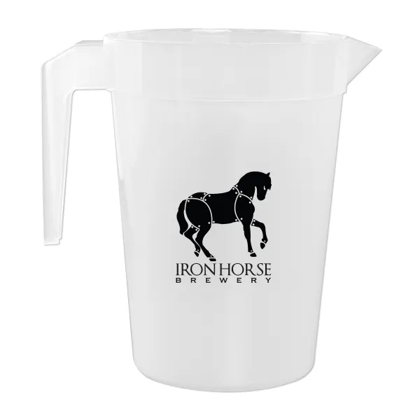 64 oz. clear polypropylene pitcher with stackable design.... from ASI 98360 WOWLine / WOWLine®