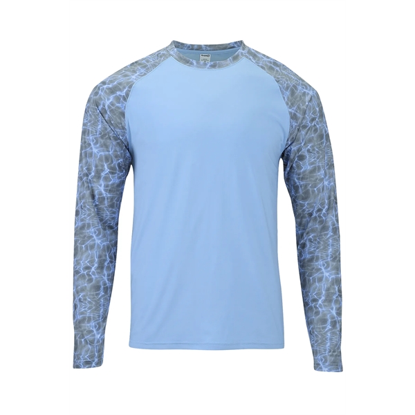 Panama long-sleeve sublimation tee made of 93% Microfiber Polyester 7% Spandex.... from ASI 85988 Century Place Apparel