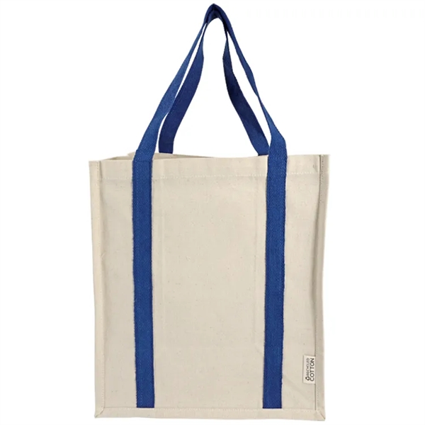 Eco-chic Recycled Cotton Tote: Perfect for groceries, 100% recycled, customizable, and... from ASI 67557 LimeLight Ent / Limelight USA