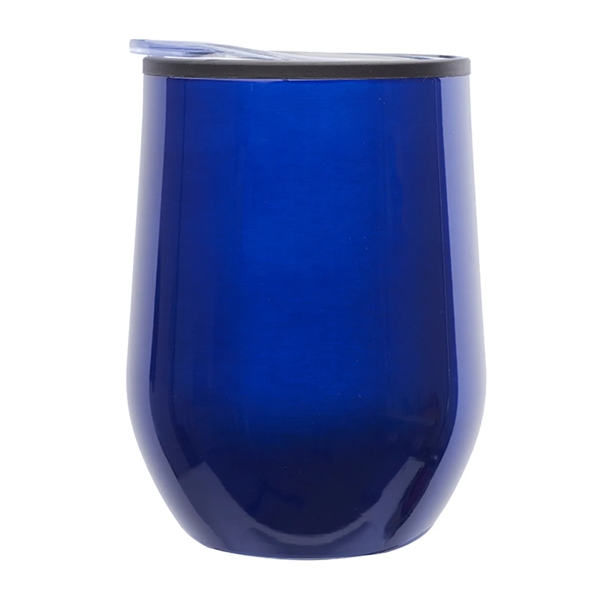 11 oz. Stainless steel wine tumbler plus 1 color silkscreen imprint... from ASI 37218 Athena Promo (tm)