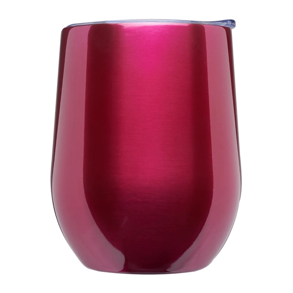 11 oz. Stainless steel wine tumbler plus 1 color silkscreen imprint... from ASI 37218 Athena Promo (tm)