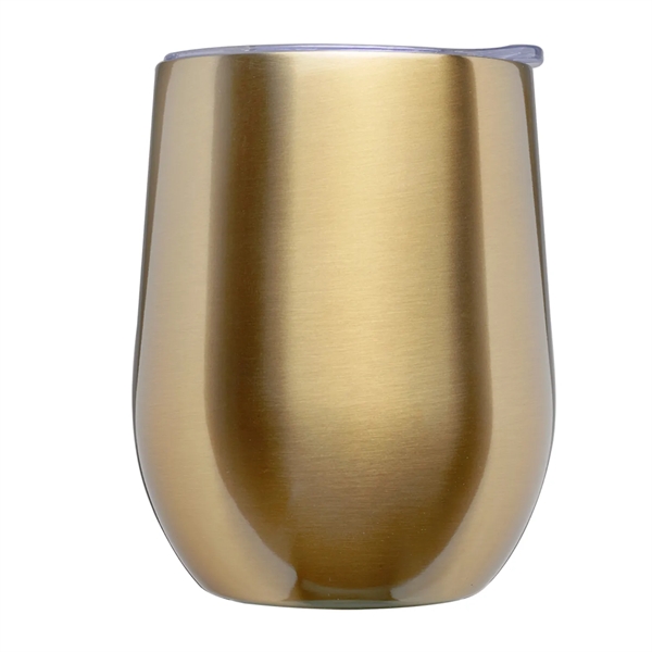 11 oz. Stainless steel wine tumbler plus 1 color silkscreen imprint... from ASI 37218 Athena Promo (tm)