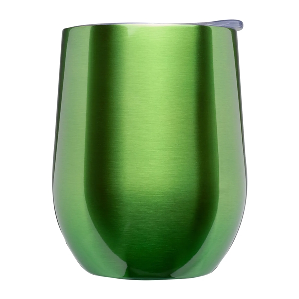 11 oz. Stainless steel wine tumbler plus 1 color silkscreen imprint... from ASI 37218 Athena Promo (tm)