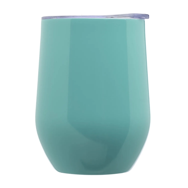 11 oz. Stainless steel wine tumbler plus 1 color silkscreen imprint... from ASI 37218 Athena Promo (tm)