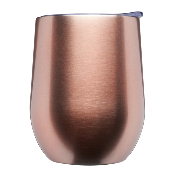 11 oz. Stainless steel wine tumbler plus 1 color silkscreen imprint... from ASI 37218 Athena Promo (tm)