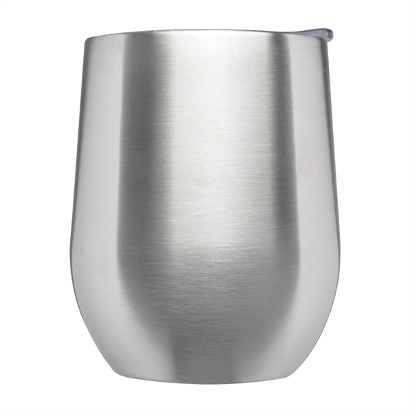 11 oz. Stainless steel wine tumbler plus 1 color silkscreen imprint... from ASI 37218 Athena Promo (tm)