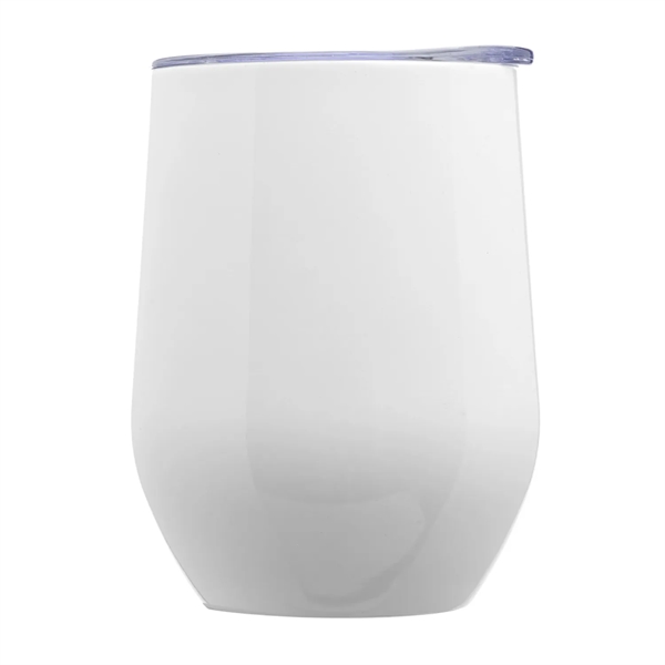 11 oz. Stainless steel wine tumbler plus 1 color silkscreen imprint... from ASI 37218 Athena Promo (tm)